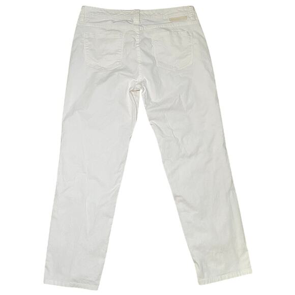 Calvin Klein White Skinny Cropped Jeans - Size 8 - Picture 2 of 13